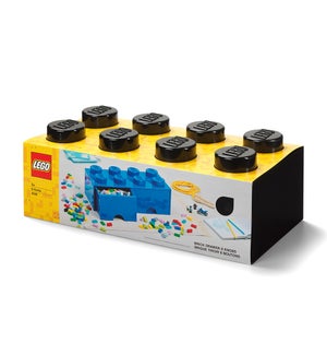 LEGO - 8 KNOBS BRICK 2 DRAWERS BLACK (3) ML